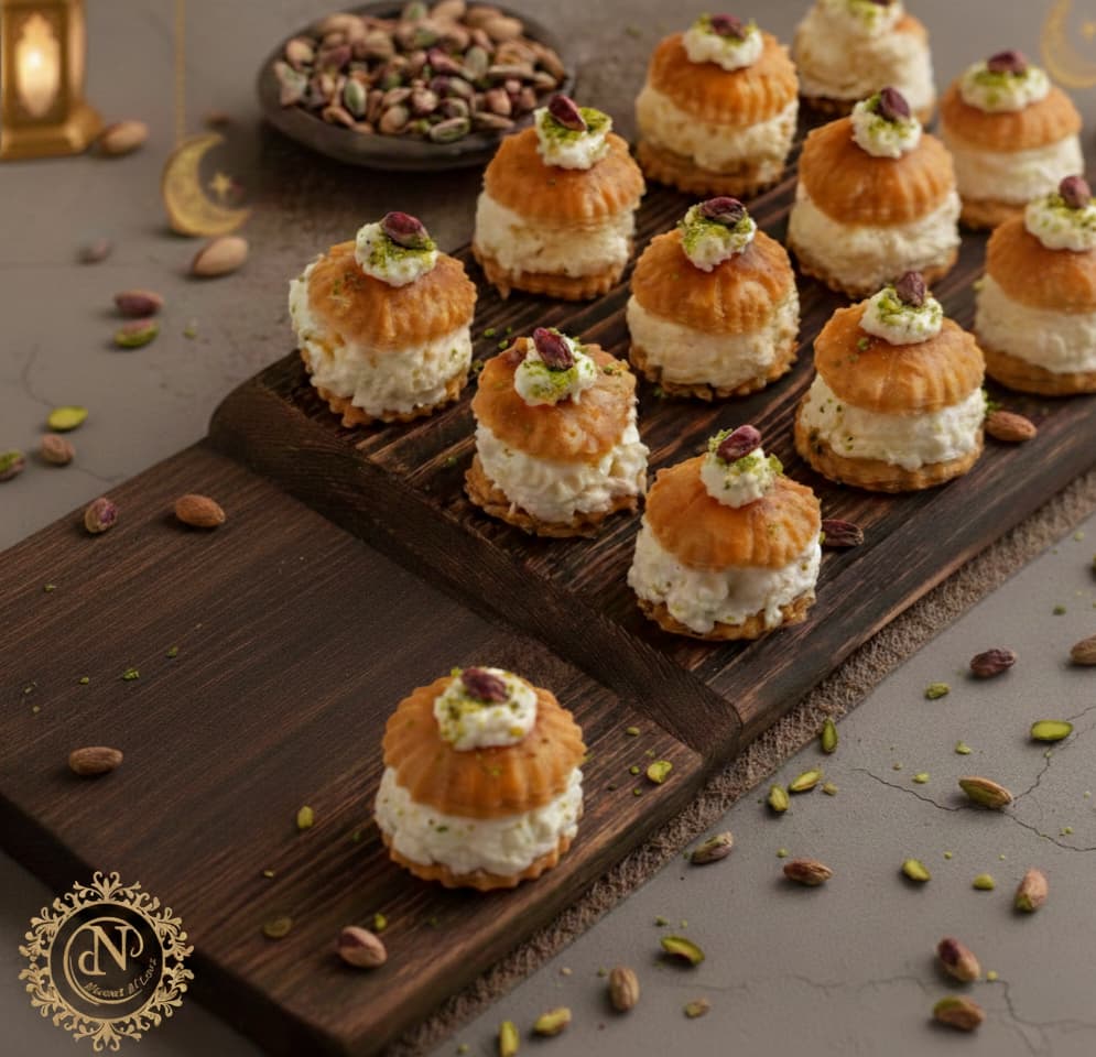 6 قطع وردات بالقشطة كيتو دايت