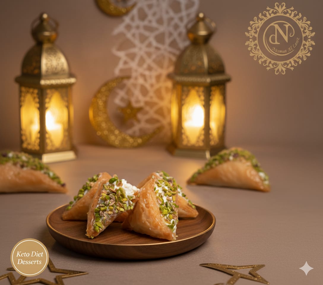 4 قطع وربات بالقشطة كيتو دايت