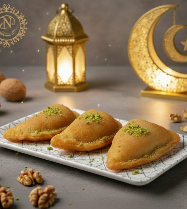 6 قطع قطايف كيتو دايت بالجوز