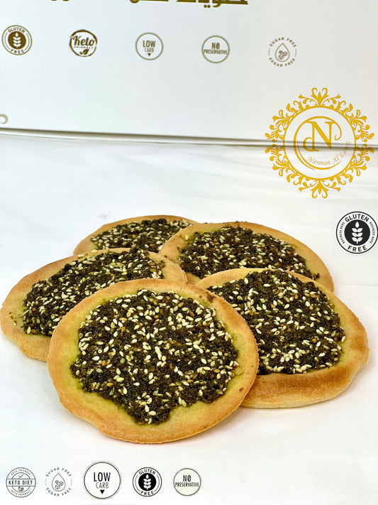مناقيش زعتر كيتو