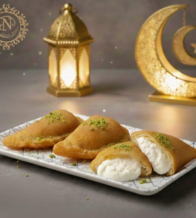 6 قطع قطايف قشطة كيتو دايت
