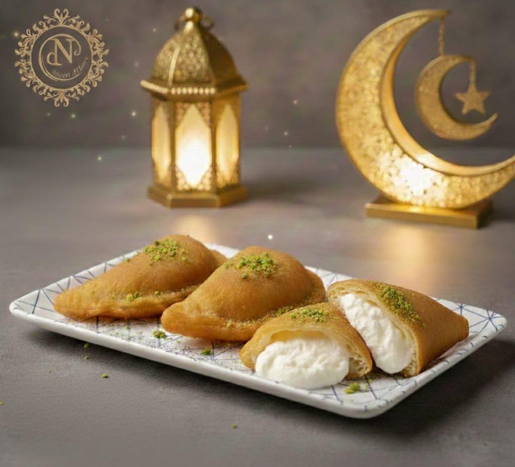 6 قطع قطايف قشطة كيتو دايت